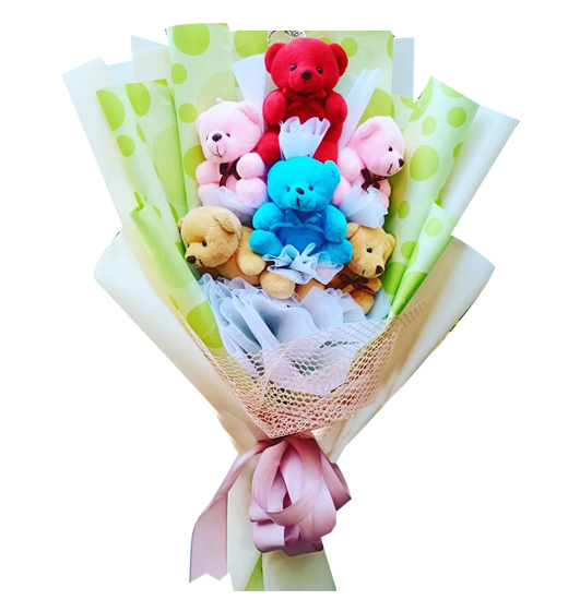 Fruits and Chocolate in a Bouquet To Cebu | Delivery 16 Pcs of Ferrero ...