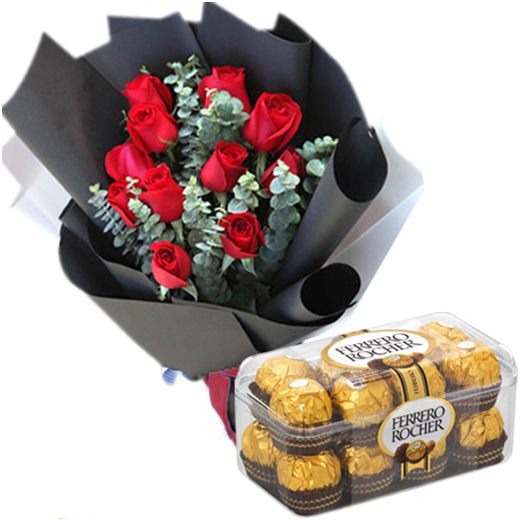 OCCASIONS Valentines Day 2025 Valentines Combo Gifts One Dozen